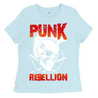Baby Blue music punk Ladies Tee - artisFamous