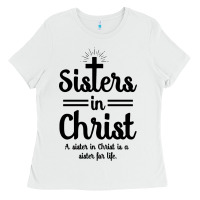 White sister in christ Ladies Tee - artisFamous