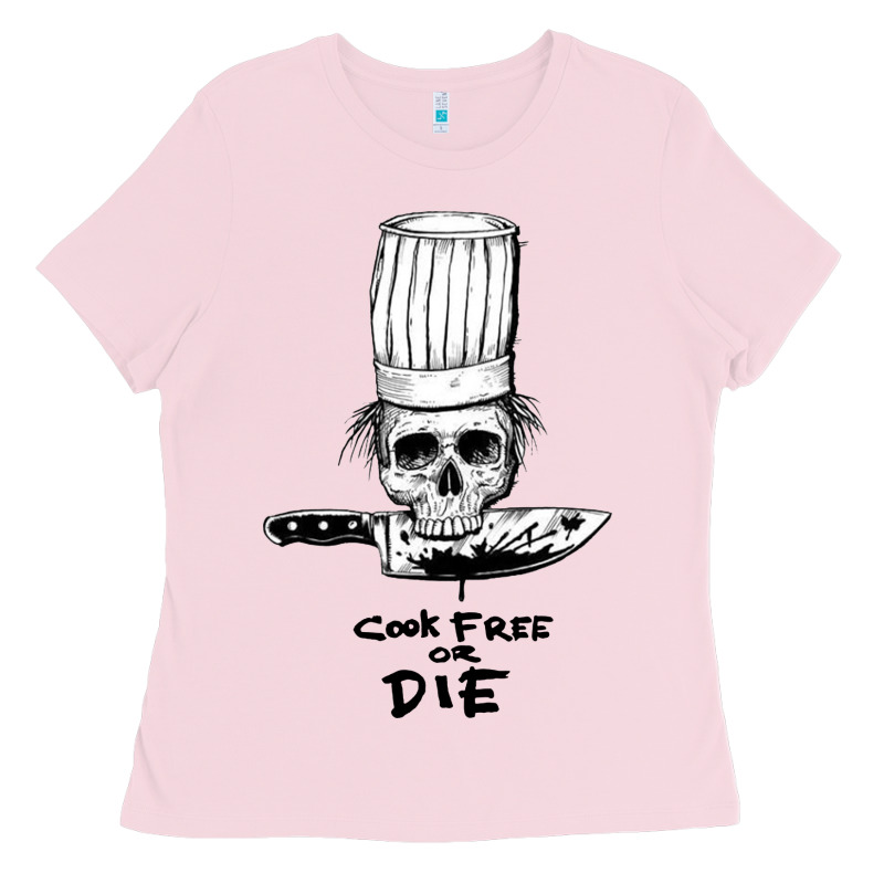 Bourdain Cook Free Or Die Ladies Tee by artisFamous | Teevron