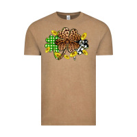 Vintage Coffee St. Patrick's Day shamrocks Vintage Tee - OliviaCreatesArt