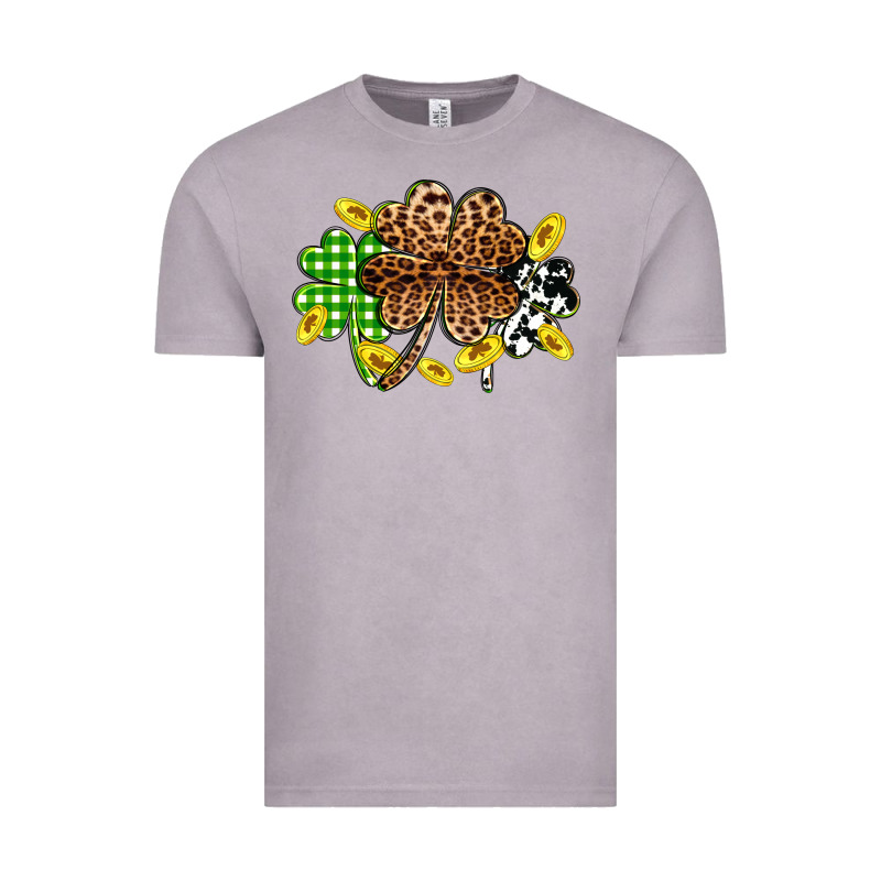 St. Patrick's Day Shamrocks Vintage Tee by OliviaCreatesArt | Teevron