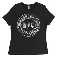 Black DASHBOARD CONFESSIONAL Ladies Tee - artisFamous