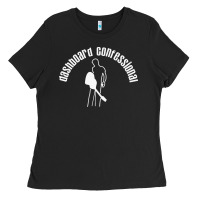 Black DASHBOARD CONFESSIONAL Ladies Tee - artisFamous