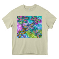 Mossy dragonflies Heavy Core Tee - TumblerDesignByShophia