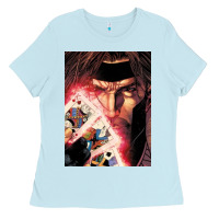 Baby Blue gambit Ladies Tee - artisFamous