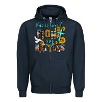 Navy this is how i fight my battles Zipper Hoodie - AdoDesignShop