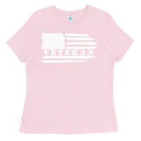 Bubblegum Pink american veteran, patriotic american tee, army style sweatshirt Ladies Tee - artisFamous