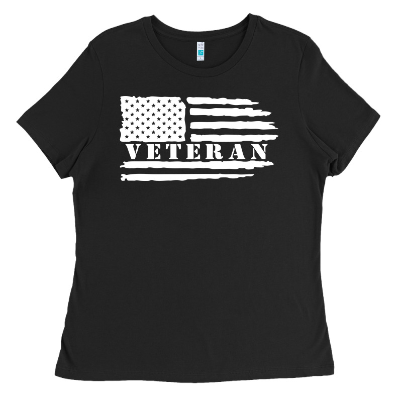 American Veteran, Patriotic American Tee, Army Style Sweatshirt Ladies Tee by artisFamous | Teevron