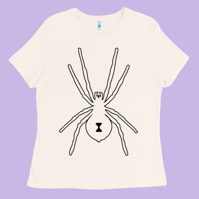 Black Widow Ladies Tee Designed By Artisfamous