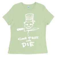 Matcha bourdain cook free or die Ladies Tee - artisFamous