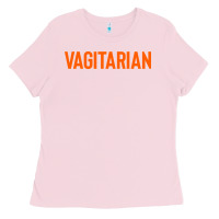 Bubblegum Pink vagitarian Ladies Tee - artisFamous