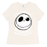 Bone j.a.c.k  skel.ling.ton  worst nightmare t shirt Ladies Tee - artisFamous