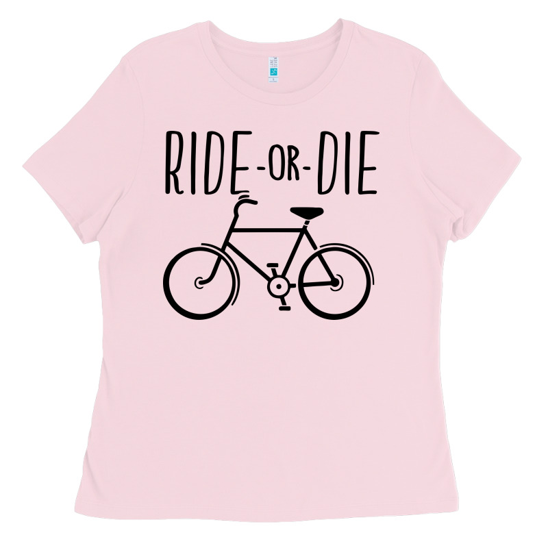 Ride Or Die Bicycle Ladies Tee by artisFamous | Teevron