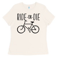 Bone ride or die bicycle Ladies Tee - artisFamous
