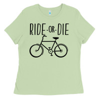 Ride Or Die Bicycle Ladies Tee | Teevron