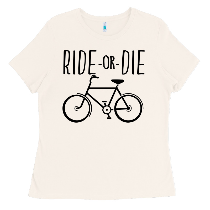 Ride Or Die Bicycle Ladies Tee by artisFamous | Teevron