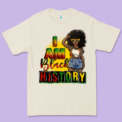I Am Black History Juneteenth Premium Tee Designed By Cowgirlartshop