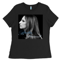 Black Barbra Streisand design Ladies Tee - artisFamous