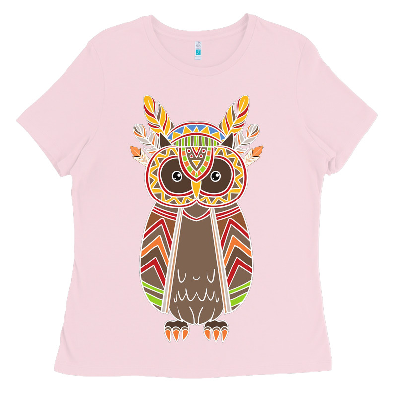 Native Owl Ladies Tee by artisFamous | Teevron