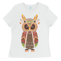 White Native OWL Ladies Tee - artisFamous