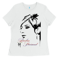 White Design barbra streisand Ladies Tee - artisFamous