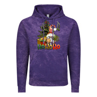 Cloud Purple Ho Ho Ho Christmas Gnome Vintage Hoodie - BundleAndBundleShop