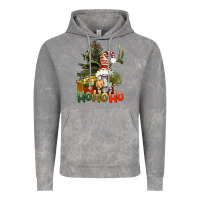 Cloud Rock Ho Ho Ho Christmas Gnome Vintage Hoodie - BundleAndBundleShop