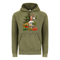 Vintage Olive Ho Ho Ho Christmas Gnome Vintage Hoodie - BundleAndBundleShop