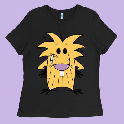 Norbet Angry Beaver Ladies Tee Designed By Artisfamous