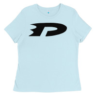 Baby Blue danny phantom run Ladies Tee - artisFamous