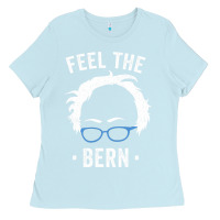 Baby Blue bernie sanders for now Ladies Tee - artisFamous