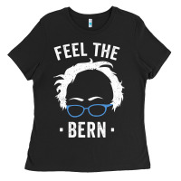 Black bernie sanders for now Ladies Tee - artisFamous