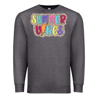 Charcoal Heather summer vibes Premium Sweatshirt - JahusDesignShop