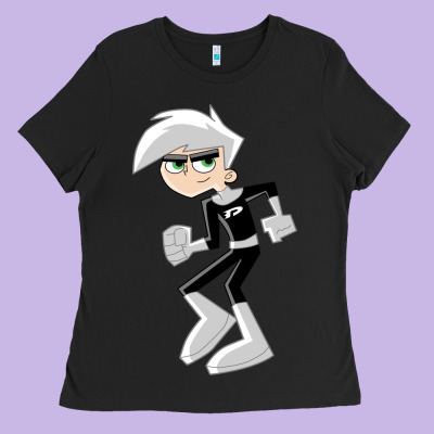 Danny Phantom Run Ladies Tee Designed By Artisfamous