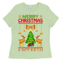 Matcha merry christmas Ladies Tee - artisFamous