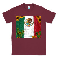 Burgundy cactus sunflower mexican flag z Classic Tee - Jasminsmagicworld