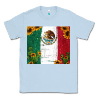 Dusty Blue cactus sunflower mexican flag z Classic Tee - Jasminsmagicworld