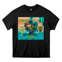 Black wıshın i was fıshın Heavy Core Tee - TumblerDesignByShophia