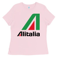 Bubblegum Pink alitalia Ladies Tee - artisFamous