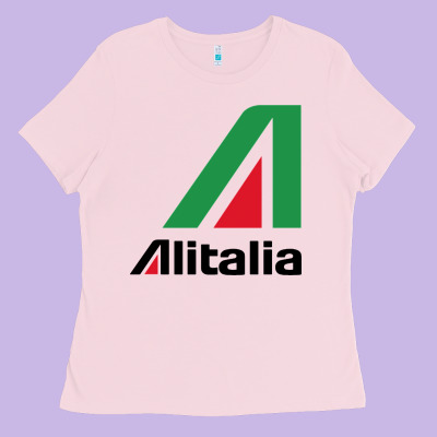 Alitalia Ladies Tee Designed By Artisfamous