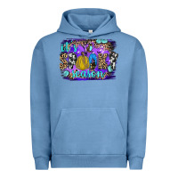 Pigment Pebble Blue it's spooky season Urban Hoodie - JahusDesignShop