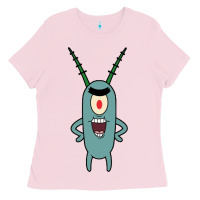 Bubblegum Pink plankton Ladies Tee - artisFamous