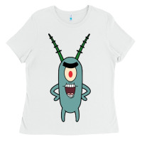 White plankton Ladies Tee - artisFamous
