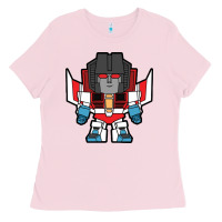 Bubblegum Pink starscream chibi Ladies Tee - artisFamous