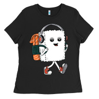 Black sushi cool Ladies Tee - artisFamous
