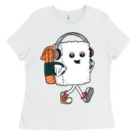 White sushi cool Ladies Tee - artisFamous
