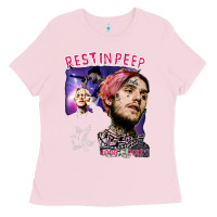 Bubblegum Pink lil peep Ladies Tee - artisFamous