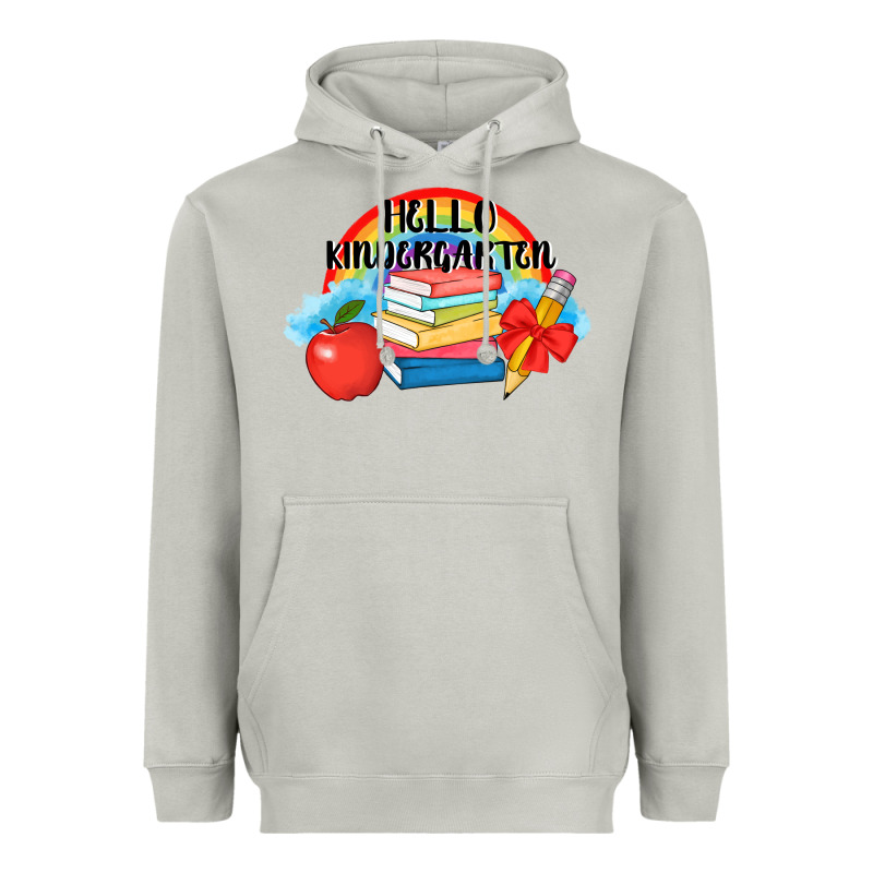 Back To School Hello Kindergarten 3200x2400 Heavyweight Hoodie by AdoDesignShop | Teevron