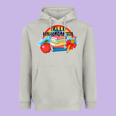 Back To School Hello Kindergarten 3200x2400 Heavyweight Hoodie Designed By Adodesignshop
