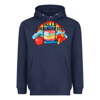 Navy back to school hello kindergarten 3200x2400 Heavyweight Hoodie - AdoDesignShop